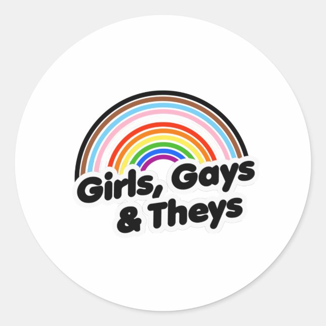 Adesivo Girls Gay e Theys (Frente)
