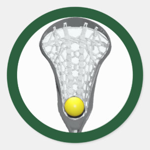 Adesivo Girls Lacrosse Classic Round Sticker