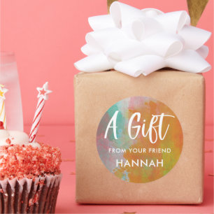 Adesivo Girls Rainbow Birthday Stickers