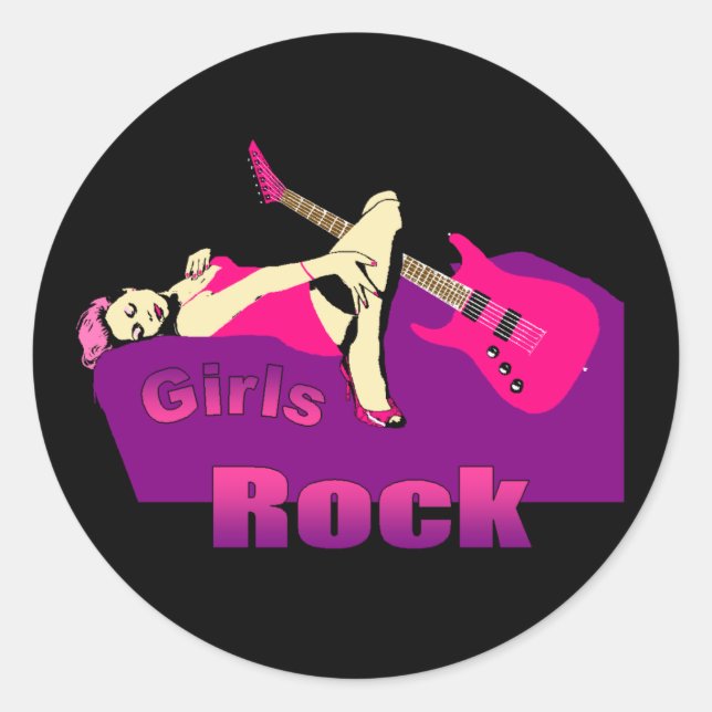 Adesivo Girls Rock Sticker (Frente)