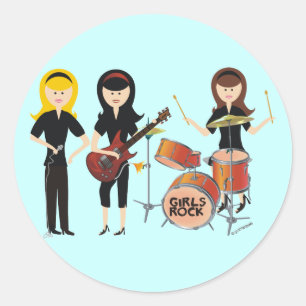 Adesivo Girls Rock Sticker