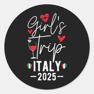 Adesivo Girls Trip Itália 2025 Women's Weekend Girls T