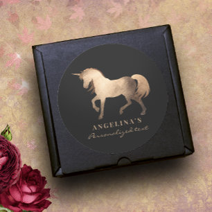 Adesivo  Girly Classy Luxury Rosa Gold Foil Personalizado 