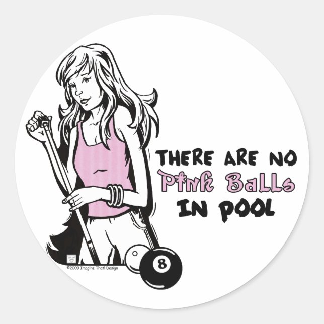 Adesivo Girly Cue (Frente)