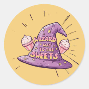 Adesivo Girly Halloween - Wizard Way to the Sweets