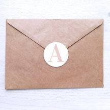 Girly Pale Rosa Dourada Glitter Monograma A