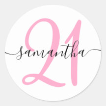 Girly Pink Personalizado 21