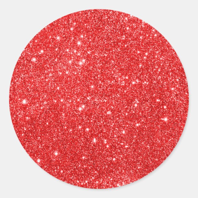 Adesivo Girly Red Glitter (Frente)