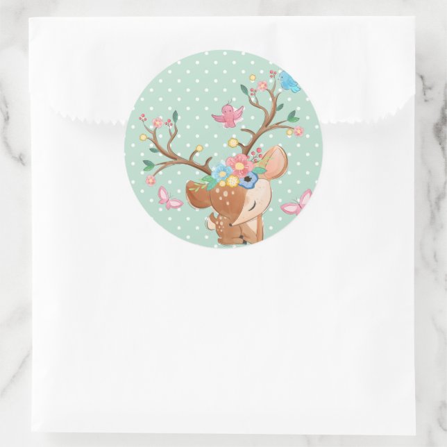 Adesivo Girly Reindeer (Bolsa)