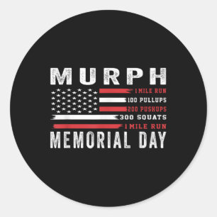 Adesivo Giro do Dia Memorial Americano Murph Challenge