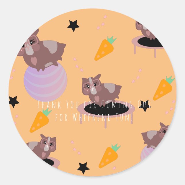 Adesivo Giro Malhação de Porcos-Guiné (Frente)