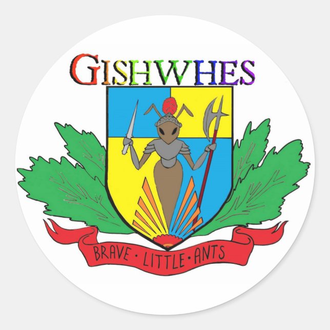 Adesivo Gishwhes Brave Pequenas Formigas (Frente)