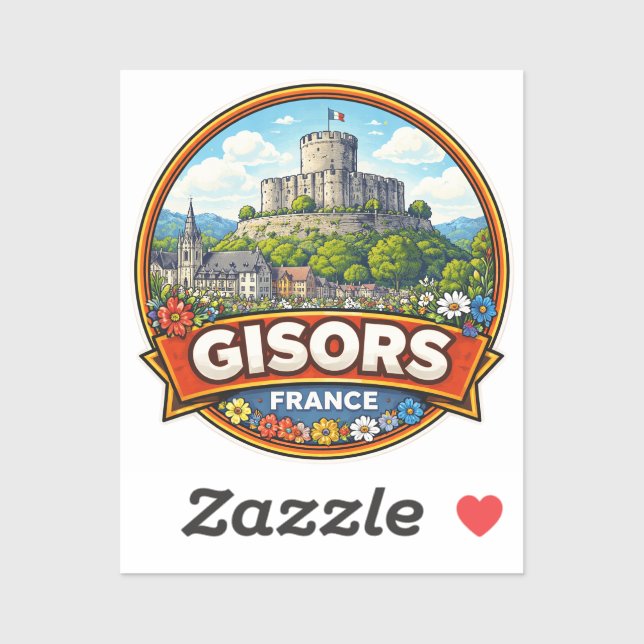 Adesivo Gisors França  (Folha)