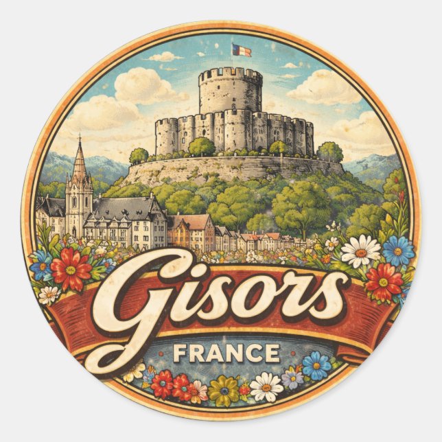 Adesivo Gisors França (Frente)