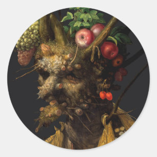 Adesivo Giuseppe Arcimboldo - Quatro Assentos numa Cabeça
