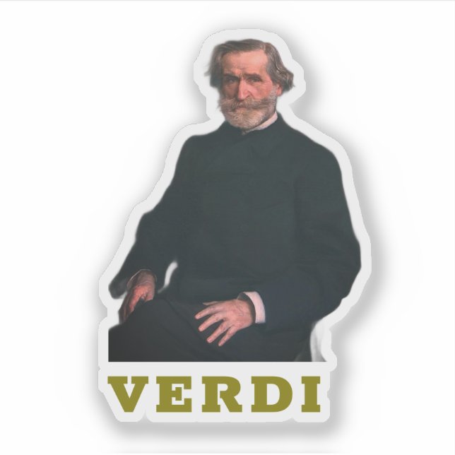 Adesivo Giuseppe Verdi (Frente)