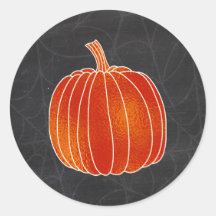 Giz Tiz Aranha Abóbora de Outono Laranja Brilhante
