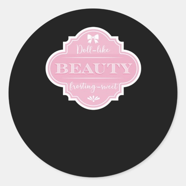 Adesivo Glacé Trellis Dois Pinks Dols Up Sticker (Frente)