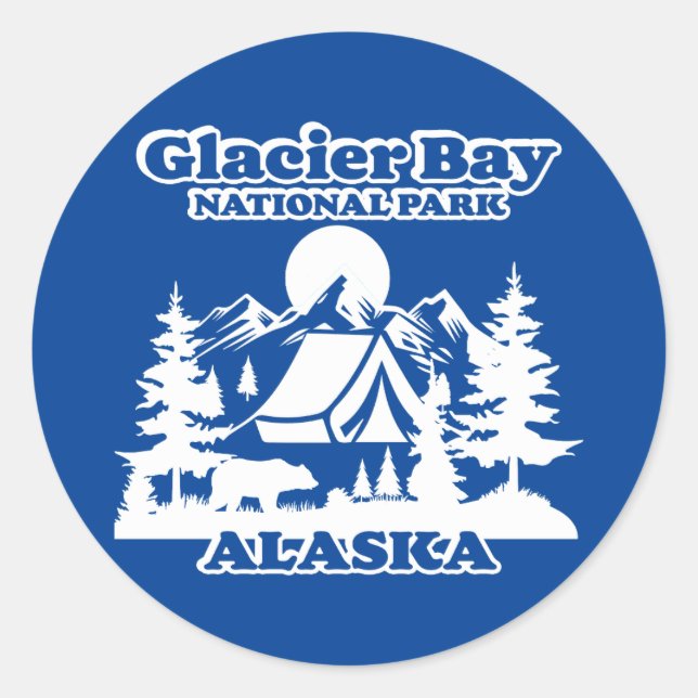 Adesivo Glacier Bay Alaska (Frente)