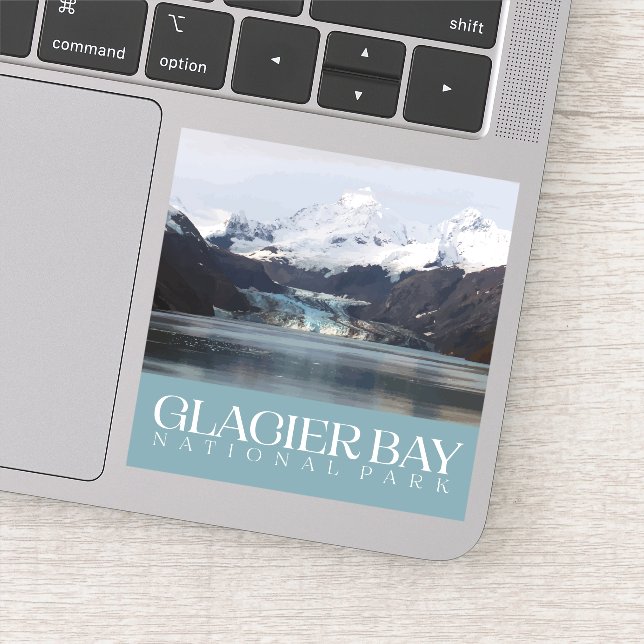 Adesivo Glacier Bay Sticker, National Park Decal (Detalhe)