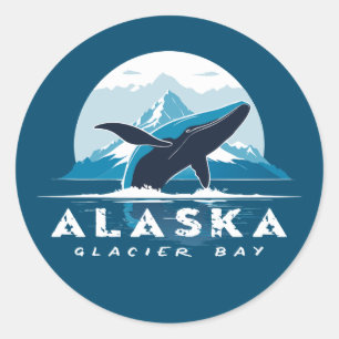 Adesivo Glacier Bay Whale - Alasca