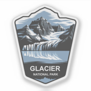 Adesivo Glacier National Park Emblem