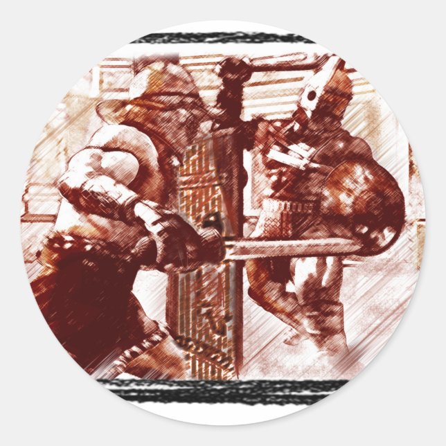 Adesivo Gladiadores em Arena (Frente)