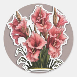 Adesivo Gladiolus Gracioso: Elegância em Cada Petal