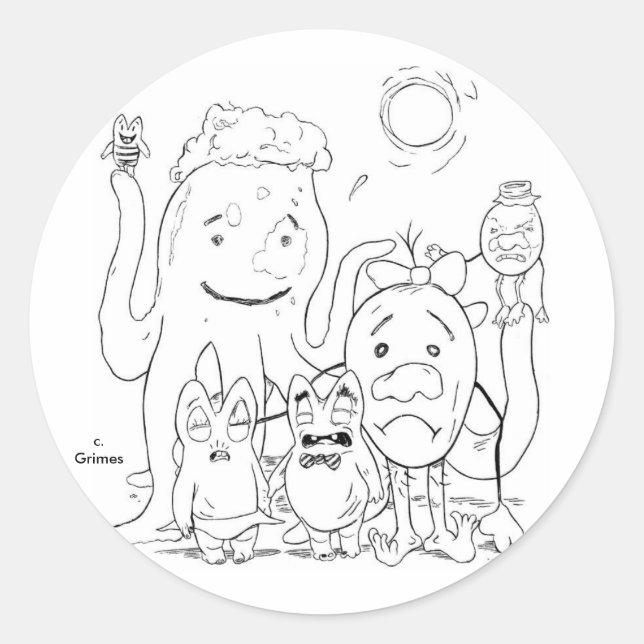 Adesivo Gladys Goomergutts (Frente)