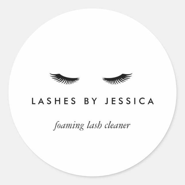 Adesivo Glam Eyelashes White (Frente)