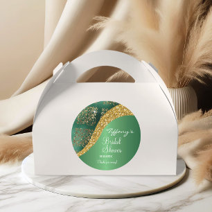 Adesivo Glam Ouro Brilho Verde Metálico Noivado