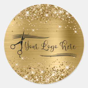 Adesivo Glama Dourado da Glittery para o seu logotipo