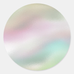 Adesivo Glamorosa pérola iridescente romântica holográf