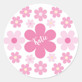 Adesivo  Glamour de Flor Rosa-