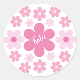 Adesivo  Glamour de Flor Rosa-