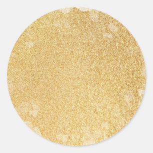 Adesivo Glamour Dourado Brilho Moderno Elegante Modelo em 
