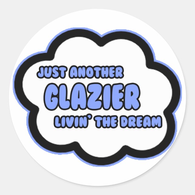Adesivo Glazier.. Vivendo O Sonho (Frente)