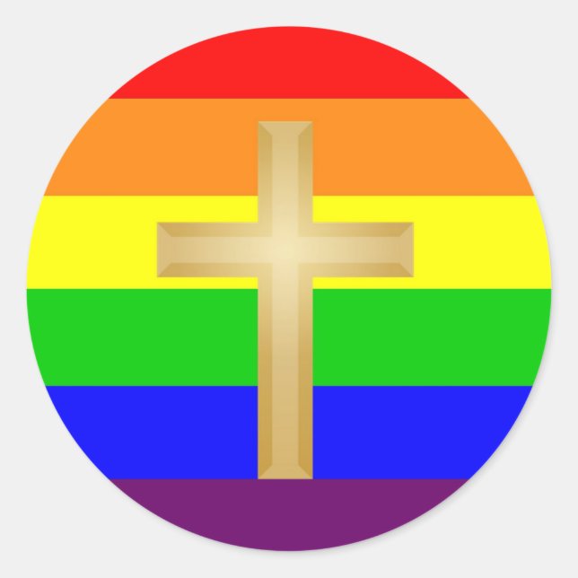 Adesivo GLBT Christian Pride (Frente)