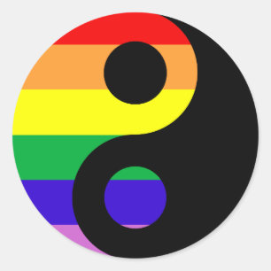 Adesivo GLBT Yin Yang