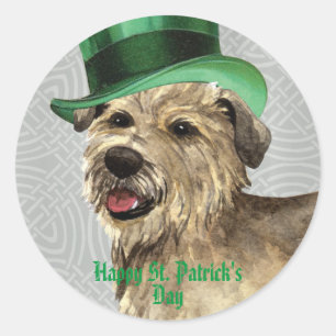 Adesivo Glen do Dia de Patrick de Imaal Terrier Classic Ro