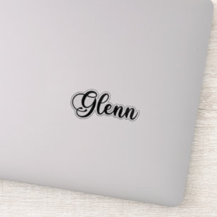 Adesivo Glenn Name - Caligrafia manuscrita