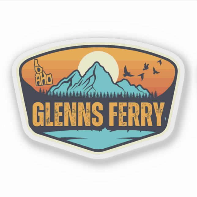 Adesivo Glenns Ferry, Idaho (Frente)