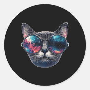 Adesivo Gles de Cat Space Pulseia Gráfico de Memória Unive