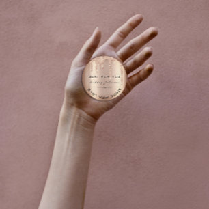 Adesivo Glitter Agradece Ao Seu Rosa Dourado Feito Por Nom