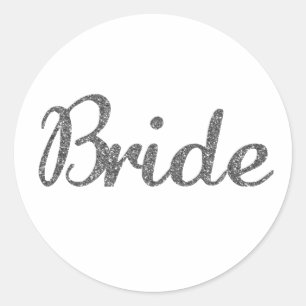 Adesivo Glitter Bride Silver