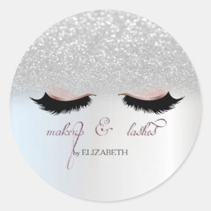 Adesivo Glitter Elegante Bokeh, Faux Lashes