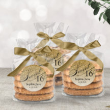 Glitter Glamouroso Dourado Sweet 16 Personalizado