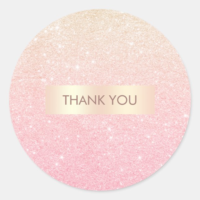Adesivo Glitter ouro de rosa de gradiente cinza bonito ele (Frente)