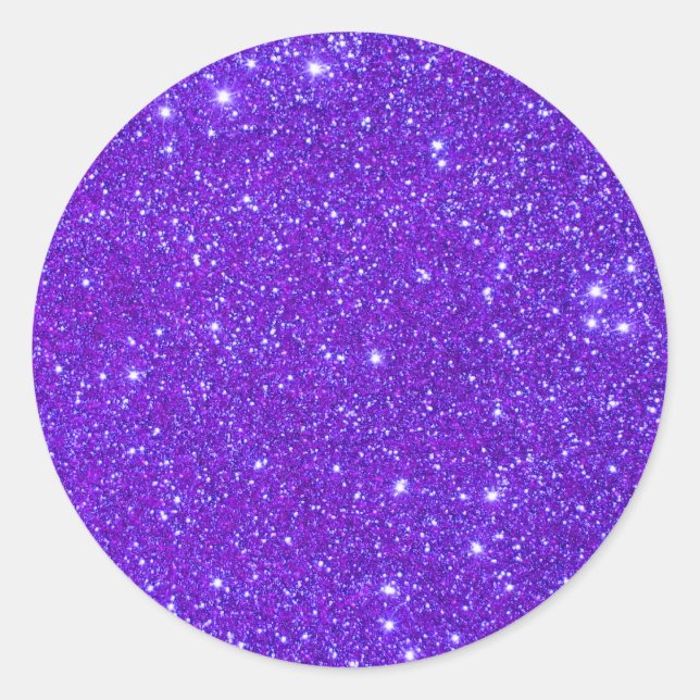 Adesivo Glitter Purple Sparkle Personalize O Seu Próprio D (Frente)
