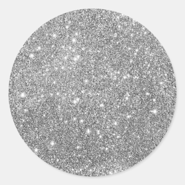 Adesivo Glitter Silver Elegante (Frente)